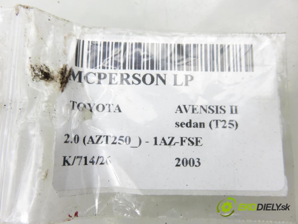 TOYOTA AVENSIS sedan (_T25_) SEDAN 2003 108,00 2.0 (AZT250_) - 1AZ-FSE 1998,00 MCPERSON LP