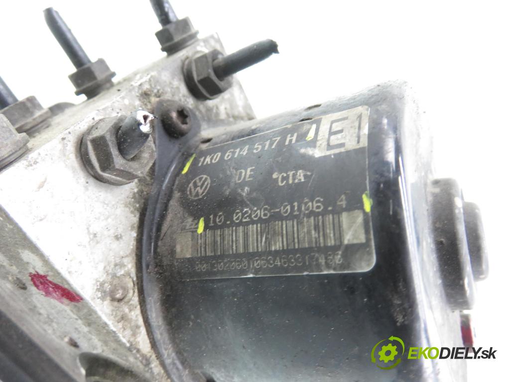 VW GOLF V (1K1) HB 2005 77,00 1.9 TDI PD 105 - BKC 1896,00 Pumpa ABS 1K0907379K ; 10096003483 ; 1K0614517H (Pumpa ABS)
