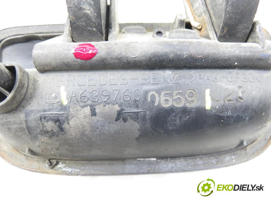MERCEDES-BENZ VITO / MIXTO Skrzynia (W639) FURGON 2006 0,00 109 CDI - OM 646.980 2148,00 Kľučka dverí kufor 6397600659