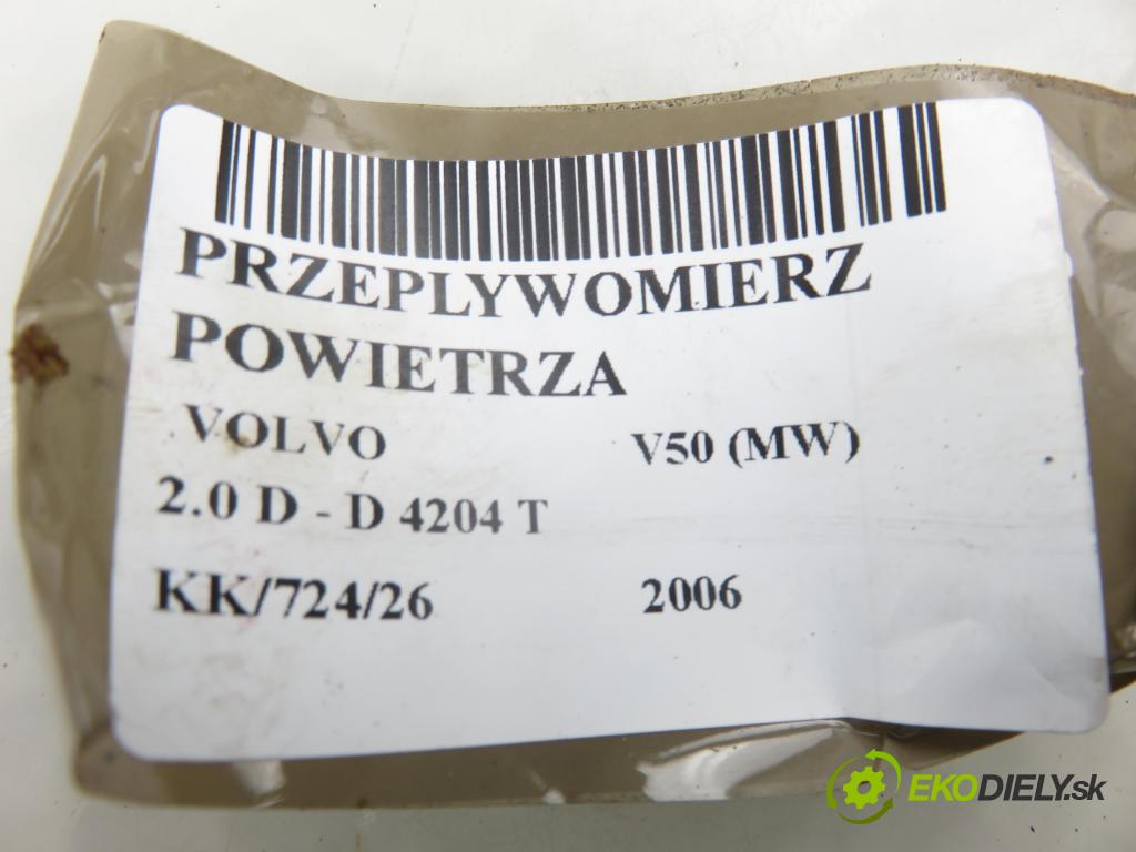 VOLVO V50 (MW) KOMBI 2006 100,00 2.0 D 136 - D 4204 T (PSA) 1997,00 váha vzduchu vzduchu 07SKV189
