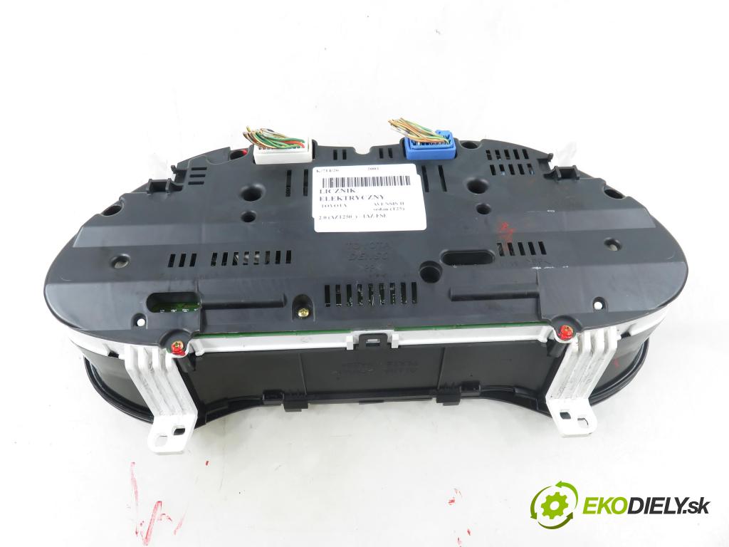 TOYOTA AVENSIS sedan (_T25_) SEDAN 2003 108,00 2.0 (AZT250_) - 1AZ-FSE 1998,00 Prístrojovka elektrický 8380005570H ; MB2574109804