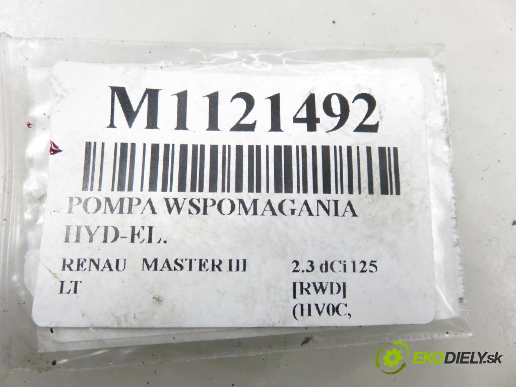 RENAULT MASTER III Platforma / podwozie (EV, HV, UV) KABINA/PLATFORMA 2015 120,00 2.3 dCi 165 FWD - M9T 702 2298,00 pumpa servočerpadlo HYD-EL. 491109220R ; A0035477E