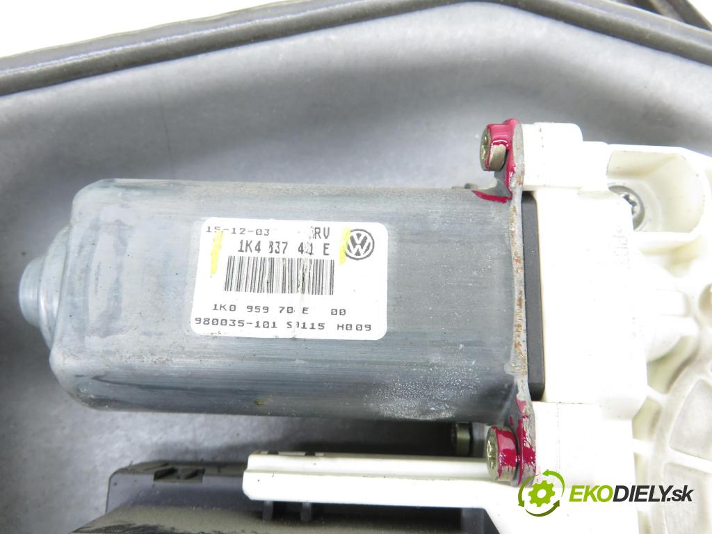 VW GOLF V (1K1) HB 2005 77,00 1.9 TDI PD 105 - BKC 1896,00 Mechanizmus okien 1K4837401E ; 1K0959793C