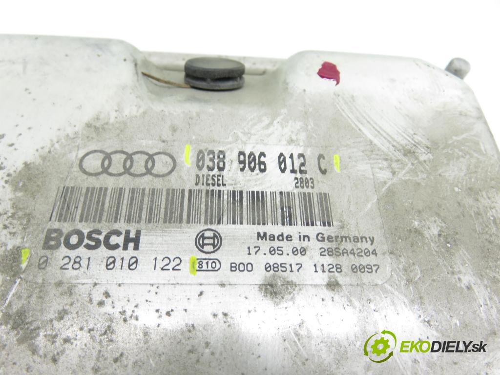 AUDI A3 (8L1) HB 2000 81,00 1.9 TDI 110 - AHF 1896,00 řídící jednotka motora 038906012C ; 0281010122