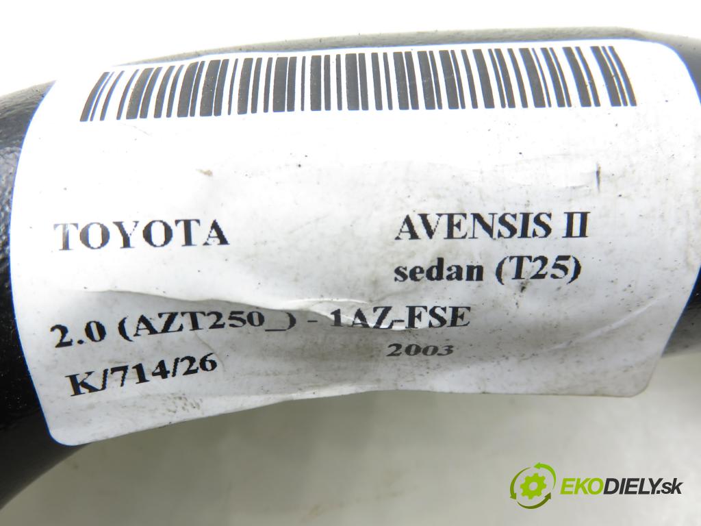 TOYOTA AVENSIS sedan (_T25_) SEDAN 2003 108,00 2.0 (AZT250_) - 1AZ-FSE 1998,00 Hák