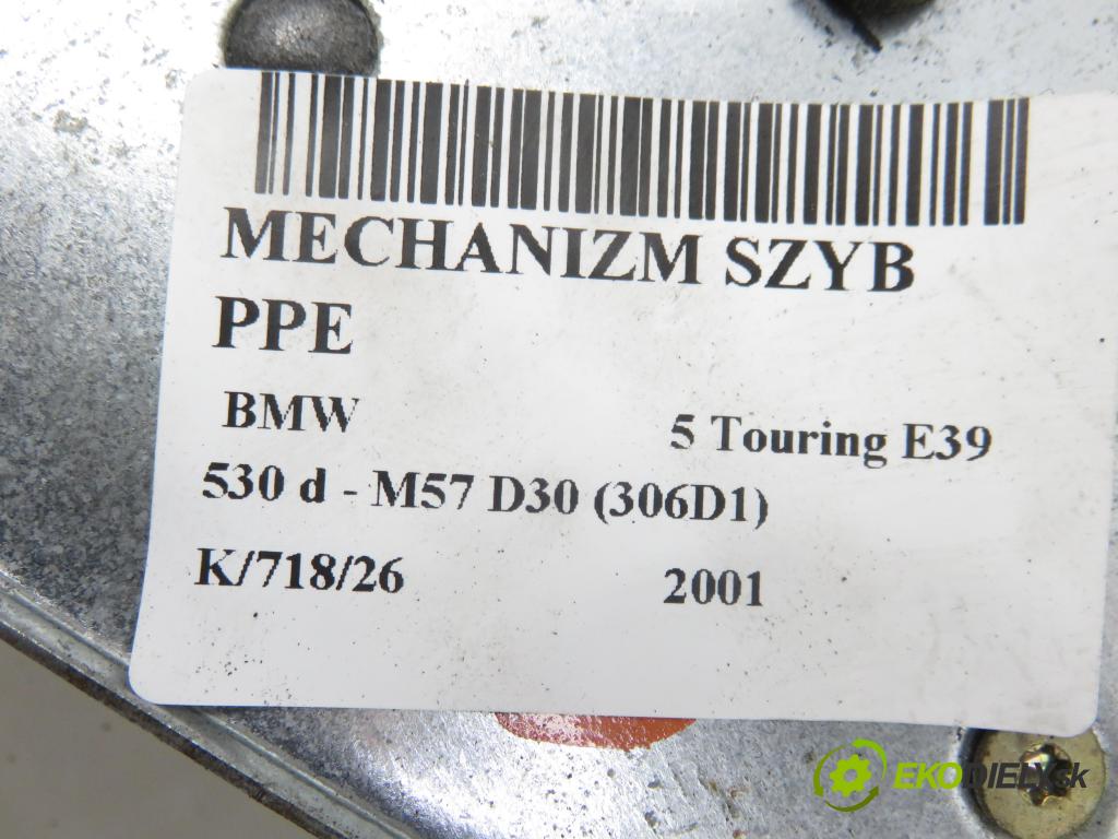 BMW 5 Touring (E39) KOMBI 2001 135,00 530 d - M57 D30 (306D1) 2926,00 mechanismus oken PPE 8252392 ; 8360512