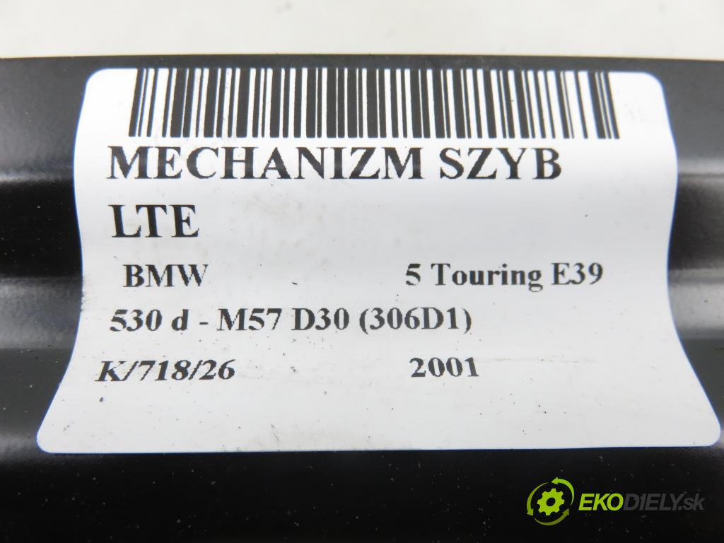 BMW 5 Touring (E39) KOMBI 2001 135,00 530 d - M57 D30 (306D1) 2926,00 mechanismus oken LTE 8252429 ; 8360512