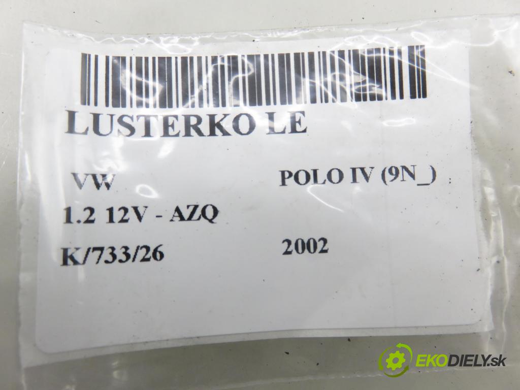 VW POLO (9N_) HB 2002 47,00 1.2 12V - AZQ 1198,00 zpětné zrcátko LE