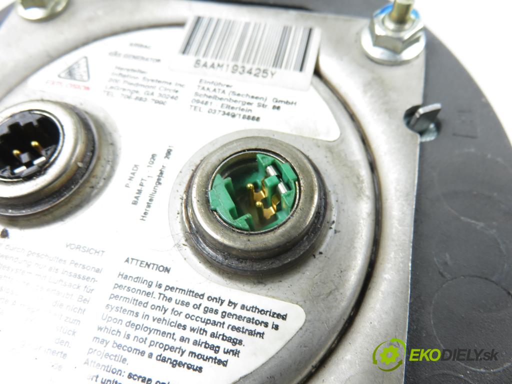 BMW 5 Touring (E39) KOMBI 2001 135,00 530 d - M57 D30 (306D1) 2926,00 AirBag air BAG volantu 9680803