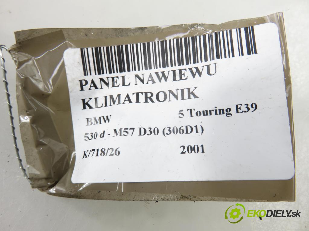BMW 5 Touring (E39) KOMBI 2001 135,00 530 d - M57 D30 (306D1) 2926,00 Panel topení KLIMATRONIK 6916641