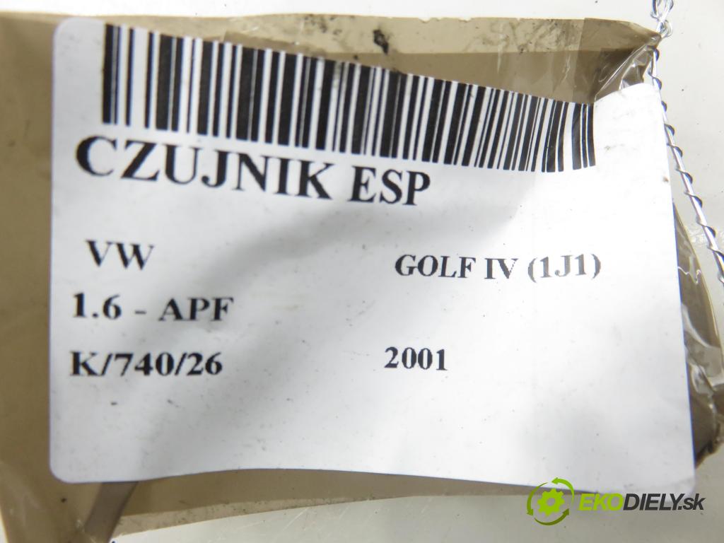 VW GOLF IV (1J1) HB 2001 74,00 1.6 - APF 1595,00 snímač ESP 1J0907657A ; 1J1907637A ; 1J0907651A