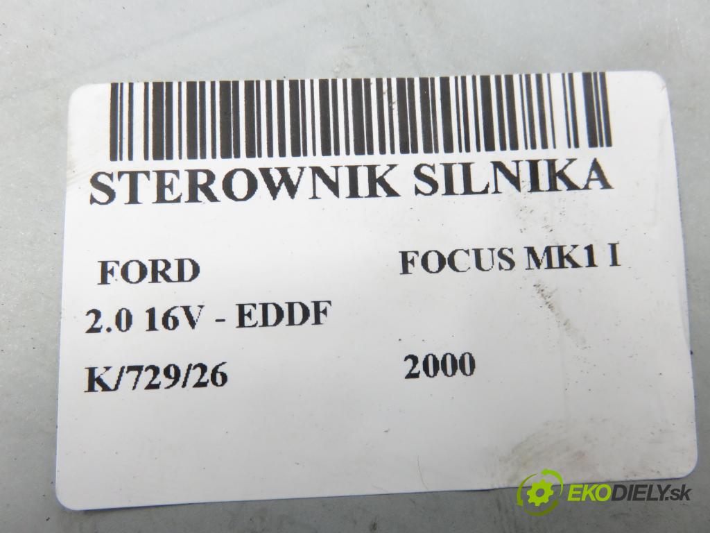 FORD FOCUS (DAW, DBW) HB 2000 96,00 2.0 16V - EDDF 1988,00 řídící jednotka motora 1S4F12A650GB