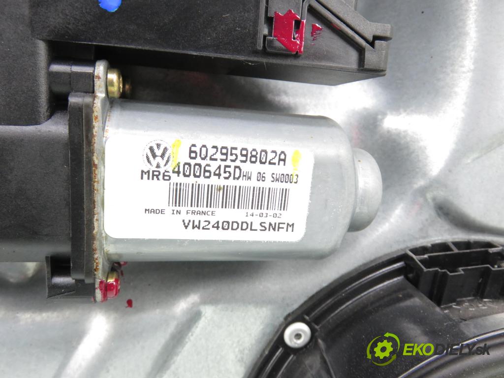 VW POLO (9N_) HB 2002 47,00 1.2 12V 64 - AZQ 1198,00 mechanismus oken 6Q2959802A