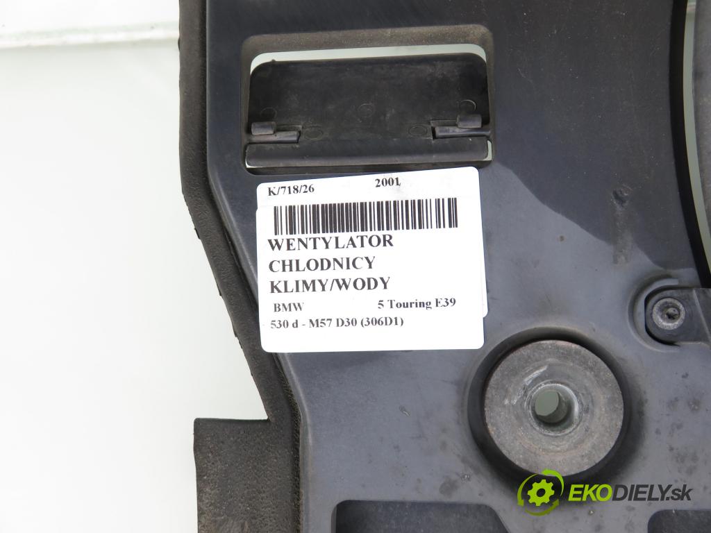 BMW 5 Touring (E39) KOMBI 2001 135,00 530 d - M57 D30 (306D1) 2926,00 ventilátor chladič PODNEBÍ / VODA 6921397