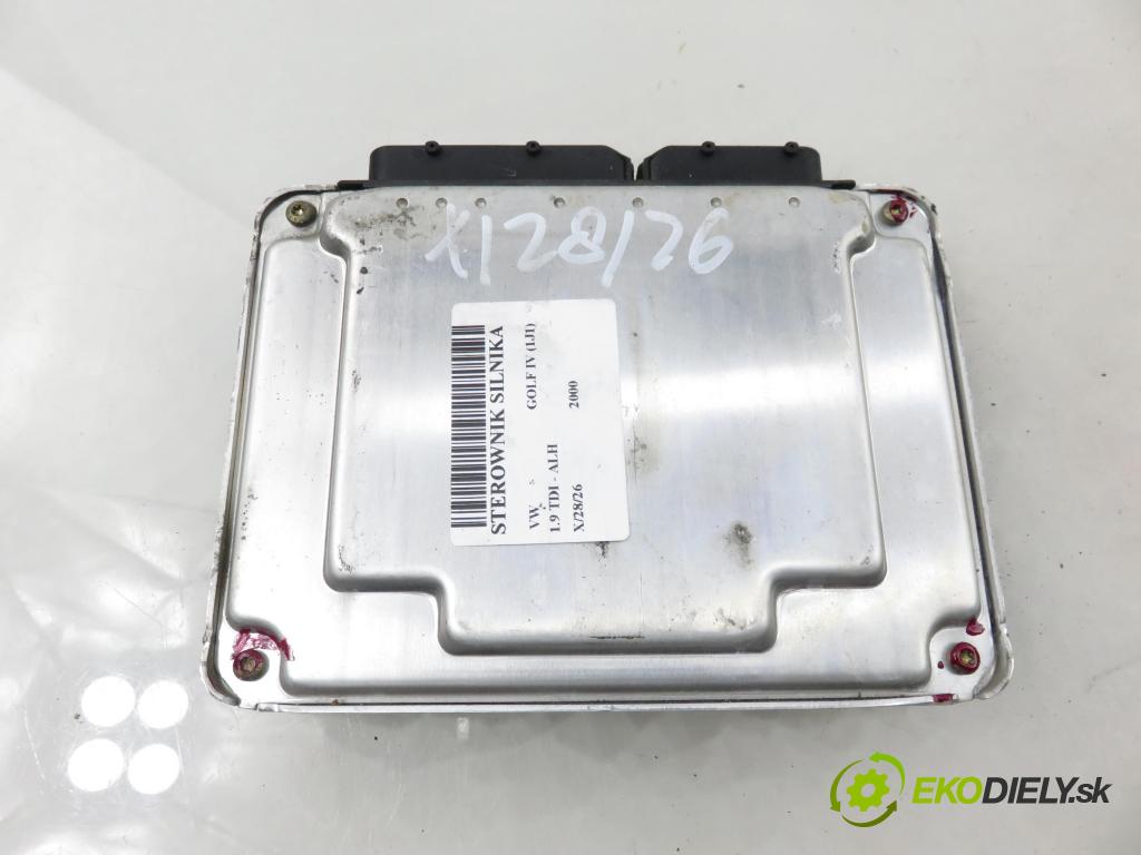 VW GOLF IV (1J1) HB 2000 66,00 1.9 TDI 90 - ALH 1896,00 Riadiaca jednotka Motor 038906012M ; 0281001979