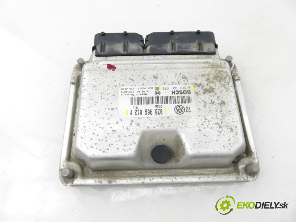 VW GOLF IV (1J1) HB 2000 66,00 1.9 TDI 90 - ALH 1896,00 Riadiaca jednotka Motor 038906012M ; 0281001979