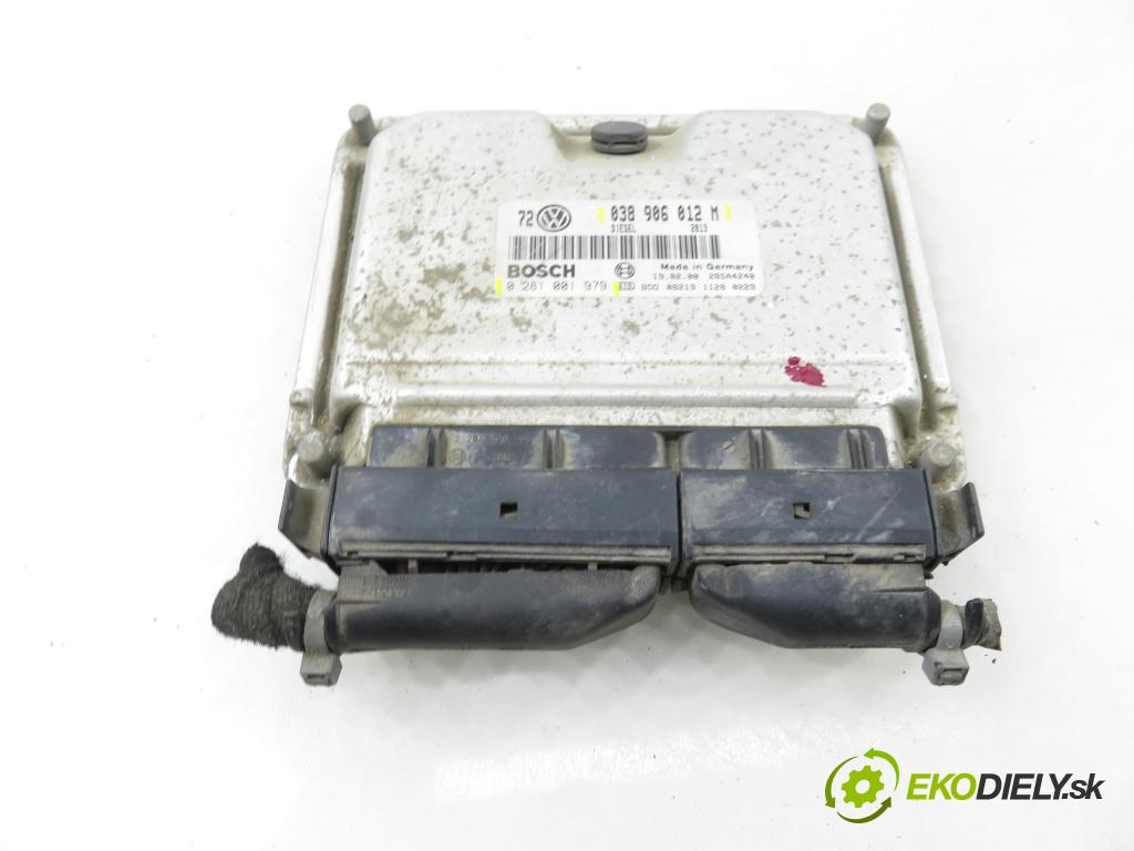 VW GOLF IV (1J1) HB 2000 66,00 1.9 TDI 90 - ALH 1896,00 Riadiaca jednotka Motor 038906012M ; 0281001979