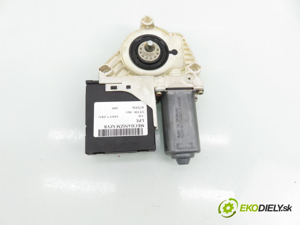 VW GOLF V (1K1) HB 2005 77,00 1.9 TDI - BKC 1896,00 Motorček sťahovania okien LP 1K0959793C ; 1K4837401E