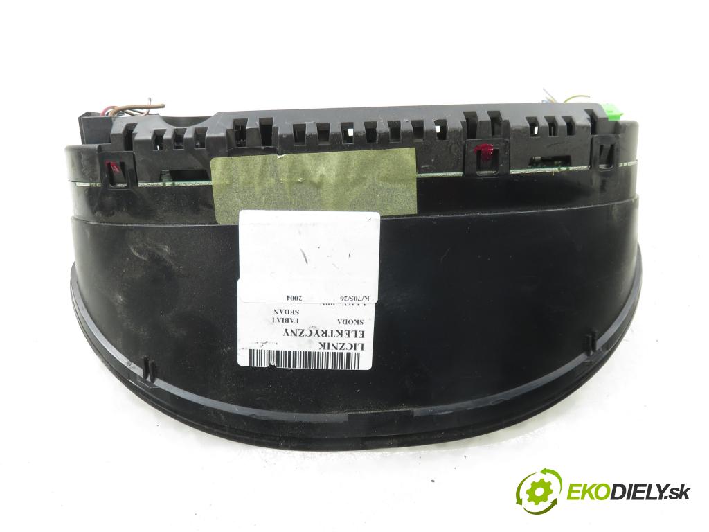 SKODA FABIA I SEDAN (6Y3) SEDAN 2004 55,00 1.4 16V - BBY 1390,00 prístrojovka elektrický 6Y0920880L