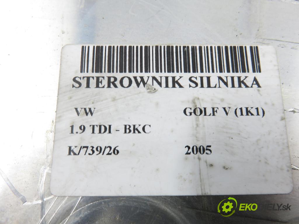 VW GOLF V (1K1) HB 2005 77,00 1.9 TDI - BKC 1896,00 Riadiaca jednotka Motor 03G906016DF ; 0281011901