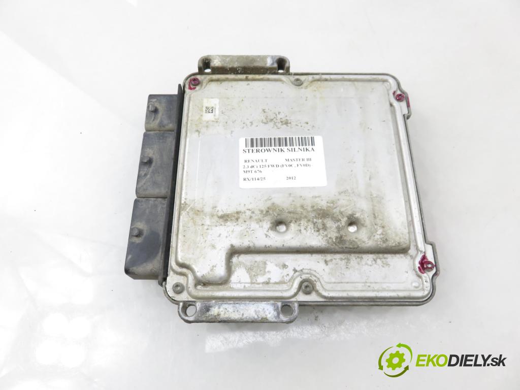 RENAULT MASTER III Skrzynia (FV) FURGON 2012 92,00 2.3 dCi 125 FWD (FV0C, FV0D) - M9T 676 2298,00 řídící jednotka motora 237100899R ; 237101487R ; 0281017977