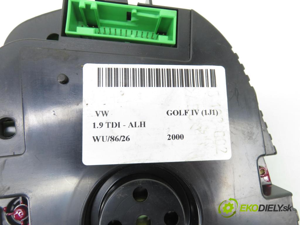 VW GOLF IV (1J1) HB 2000 66,00 1.9 TDI 90 - ALH 1896,00 Prístrojovka elektrický 1J0920822B
