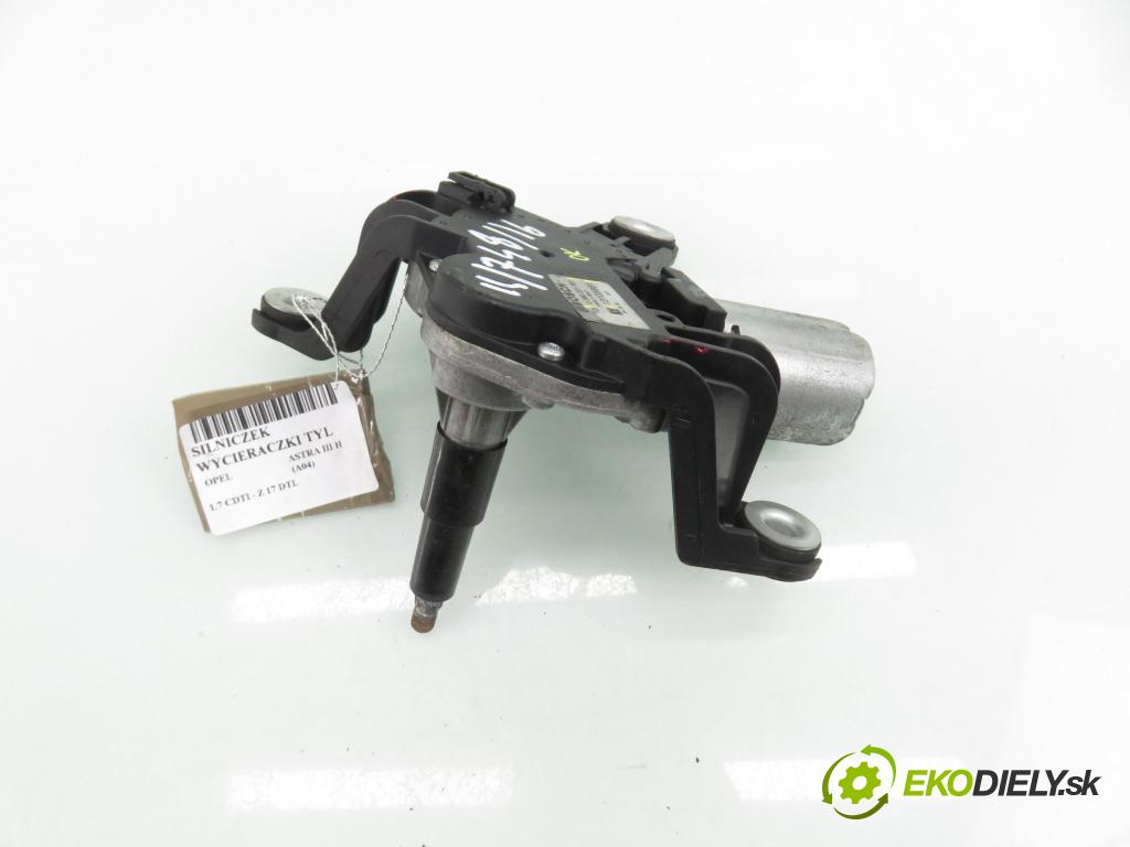 OPEL ASTRA H (A04) HB 2004 59,00 1.7 CDTI - Z 17 DTL 1686,00 motorek stěrače ZADNÍ: 13105981 ; 0390201591