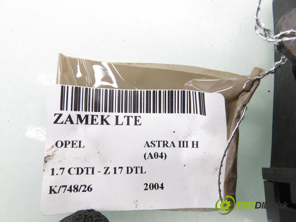 OPEL ASTRA H (A04) HB 2004 59,00 1.7 CDTI - Z 17 DTL 1686,00 zámok
