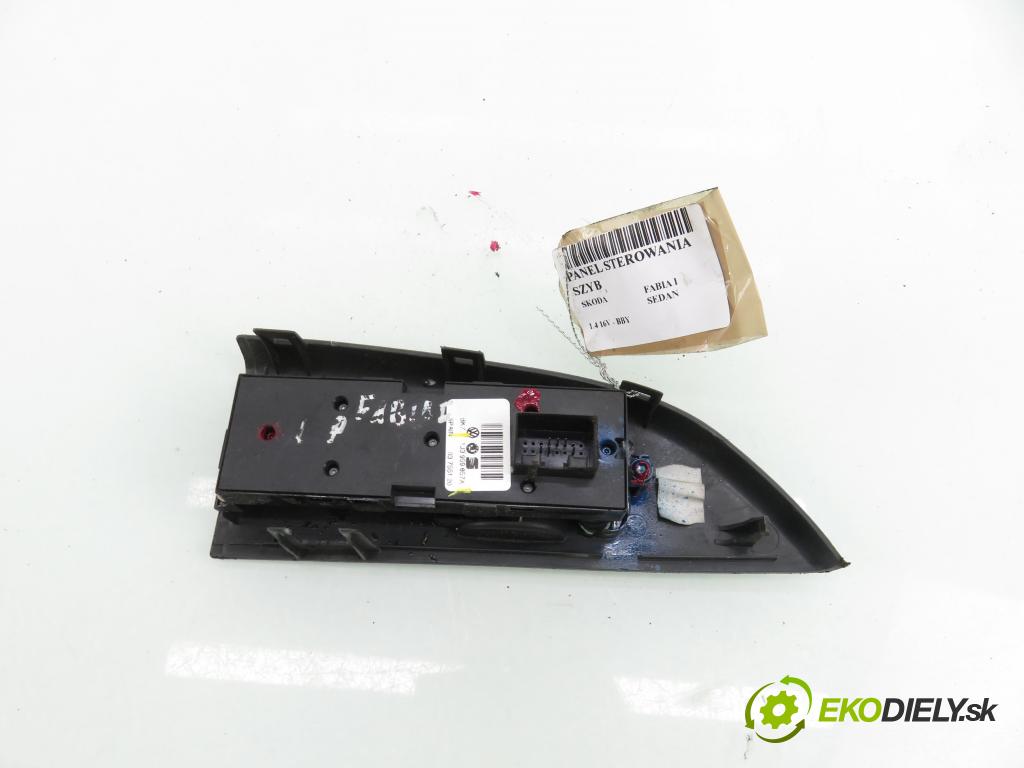 SKODA FABIA I SEDAN (6Y3) SEDAN 2004 55,00 1.4 16V - BBY 1390,00 Panel ovládania okien 1J3959857A ; 6Y1867227B