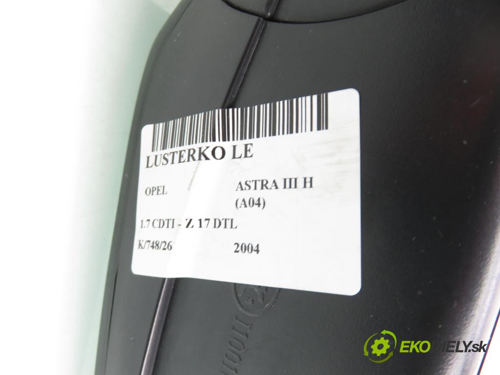 OPEL ASTRA H (A04) HB 2004 59,00 1.7 CDTI - Z 17 DTL 1686,00 zpětné zrcátko LE