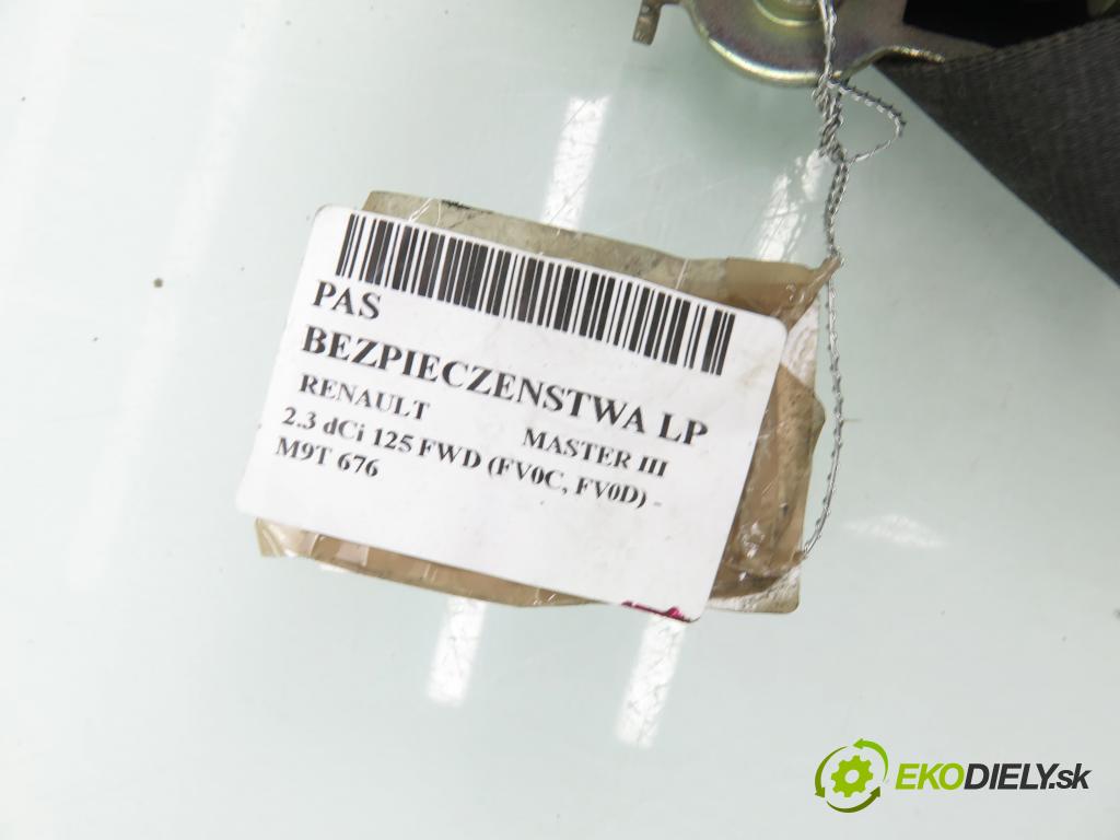 RENAULT MASTER III Skrzynia (FV) FURGON 2012 92,00 2.3 dCi 125 FWD (FV0C, FV0D) - M9T 676 2298,00 Držiak bezpečnostný LP 868840018R