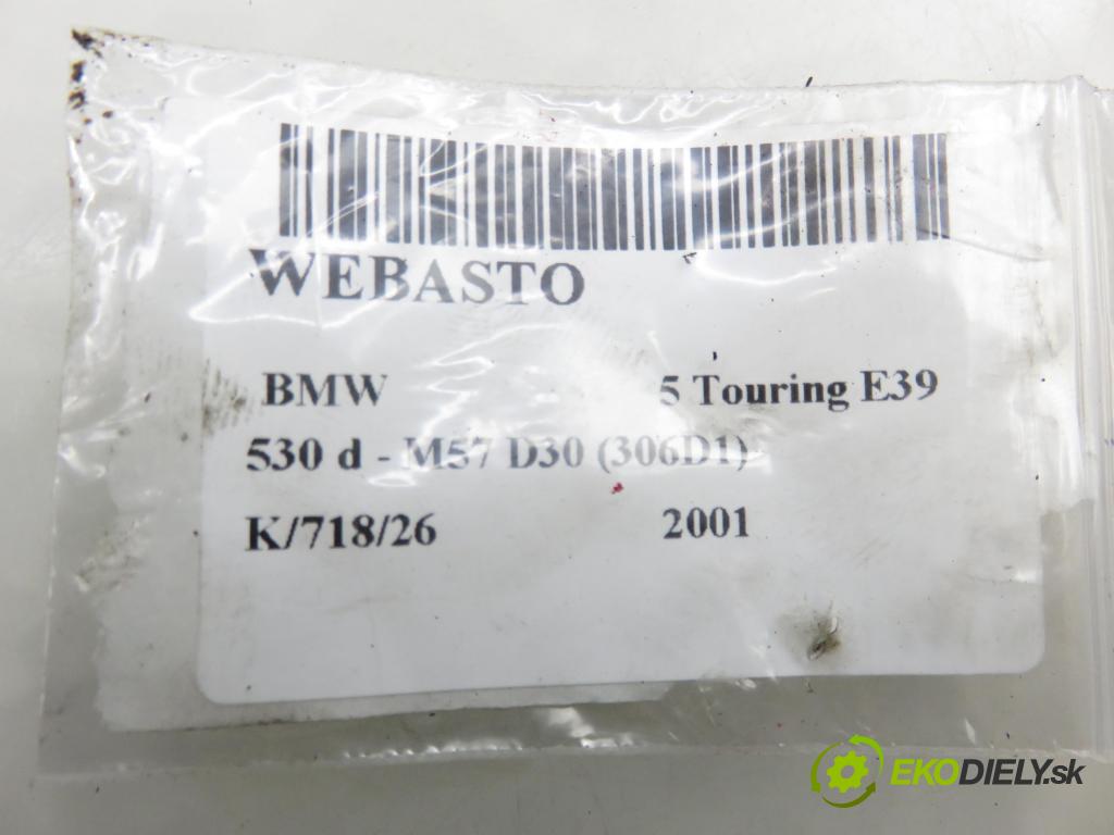 BMW 5 Touring (E39) KOMBI 2001 135,00 530 d - M57 D30 (306D1) 2926,00 Webasto 64470F (Webasto (nezávislé topení))
