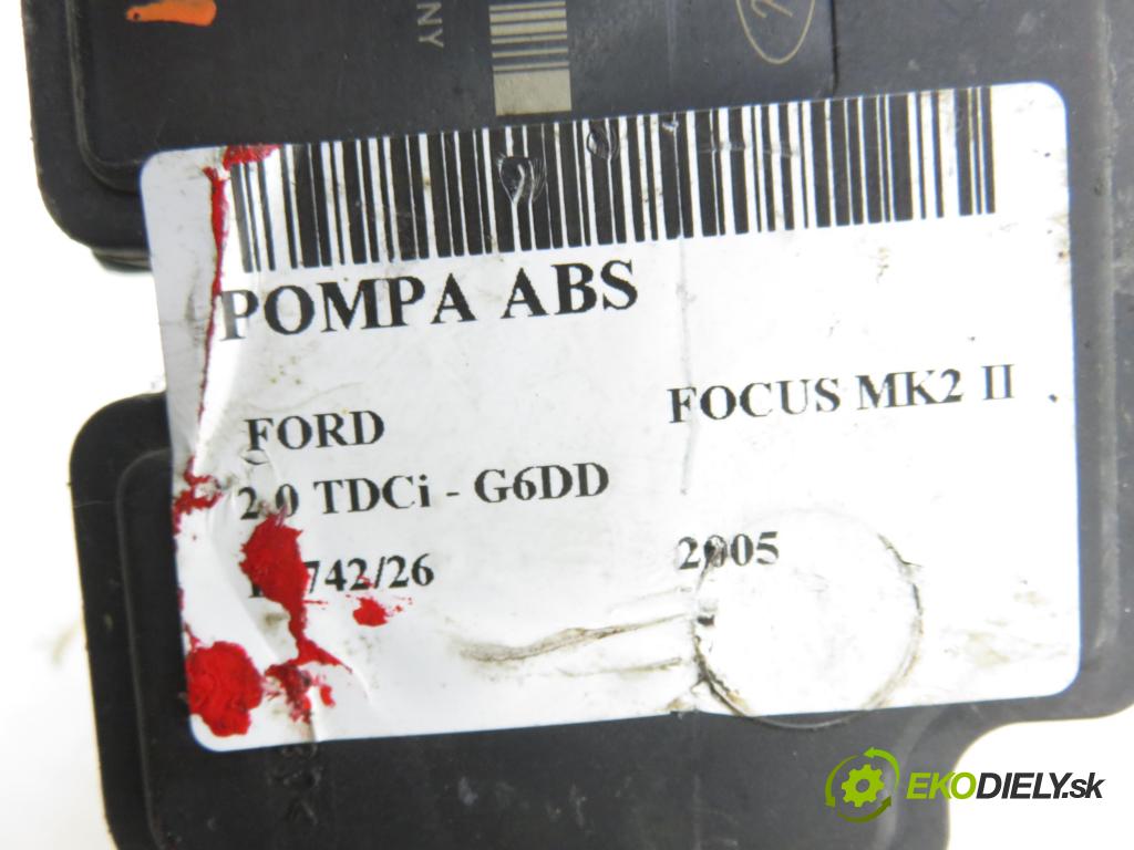 FORD FOCUS II (DA_, HCP) HB 2005 100,00 2.0 TDCi - G6DD 1997,00 Pumpa ABS 10097001103 ; 5WK84103 (Pumpa ABS)