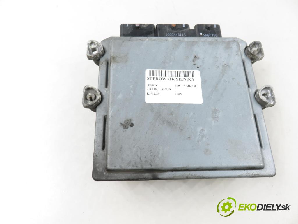 FORD FOCUS II (DA_, HCP) HB 2005 100,00 2.0 TDCi - G6DD 1997,00 Riadiaca jednotka Motor 5WS40227CT ; 5M5112A650MB