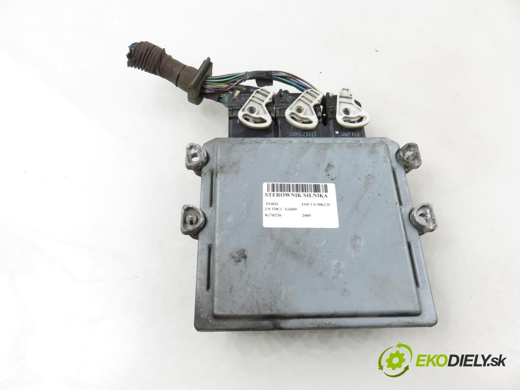 FORD FOCUS II (DA_, HCP) HB 2005 100,00 2.0 TDCi - G6DD 1997,00 Riadiaca jednotka Motor 5WS40227CT ; 5M5112A650MB