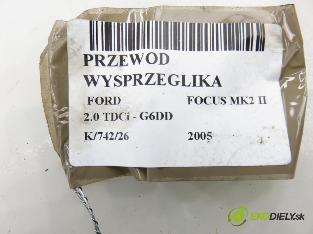 FORD FOCUS II (DA_, HCP) HB 2005 100,00 2.0 TDCi - G6DD 1997,00 trubka vypínacího ložiska 3M517K590JA