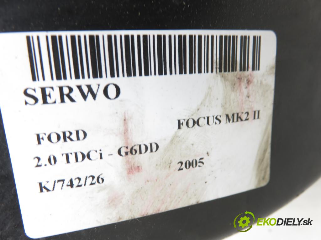 FORD FOCUS II (DA_, HCP) HB 2005 100,00 2.0 TDCi - G6DD 1997,00 posilovač 03776281014 ; 3M512B195CF (Servočerpadlo)