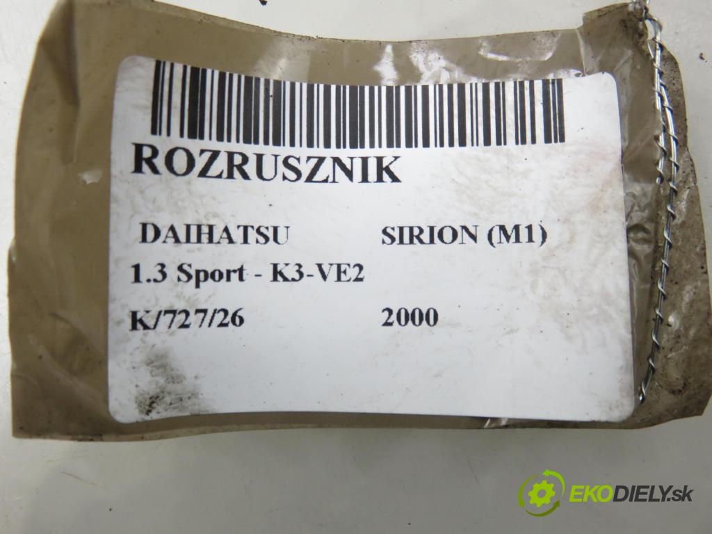 DAIHATSU SIRION (M1) HB 2000 75,00 1.3 Sport - K3-VE2 1298,00 Štartér (Štartér)