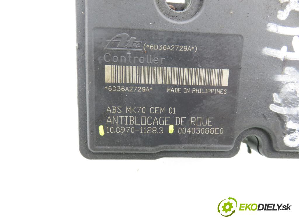 PEUGEOT 206 liftback (2A/C) HB 2005 50,00 1.4 HDi 8V 70 - 8HZ 1398,00 pumpa ABS 10097011283 ; 9659136980 ; 10020700684 (Pumpa ABS)
