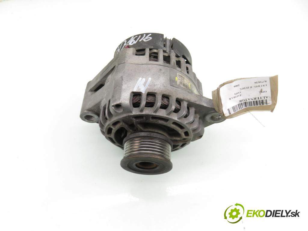 OPEL ZAFIRA B (A05) MINIVAN 2006 74,00 1.9 CDTI 8V 101 - Z 19 DTL 1910,00 Alternátor MS1022118661 ; 93180104 (Alternátor)