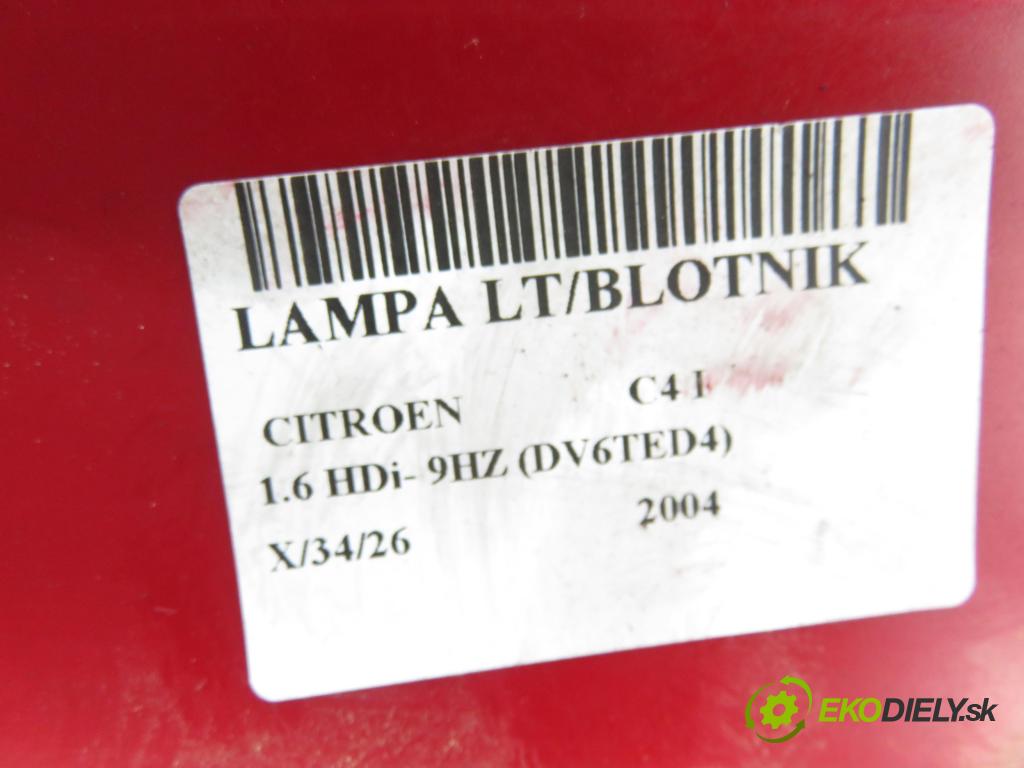 CITROEN C4 I (LC_) HB 2004 80,00 1.6 HDi- 9HZ (DV6TED4) 1560,00 Svetlo ľavé zadné