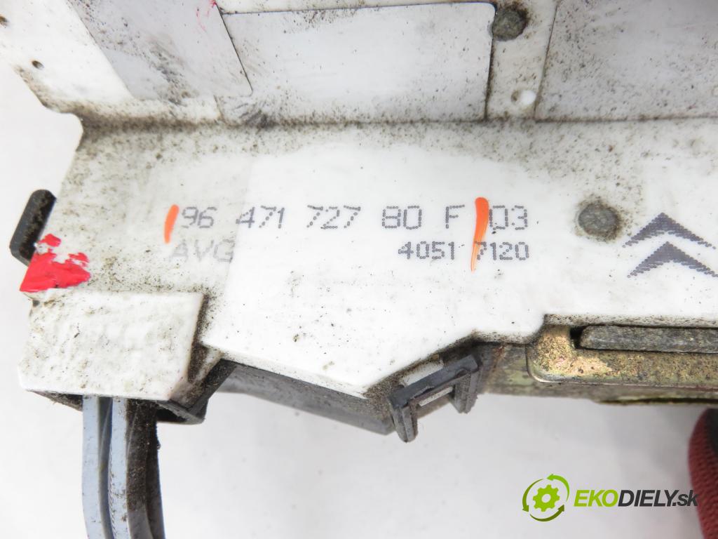 CITROEN C4 I (LC_) HB 2004 80,00 1.6 HDi 109 - 9HZ (DV6TED4) 1560,00 zámok 9647172780F