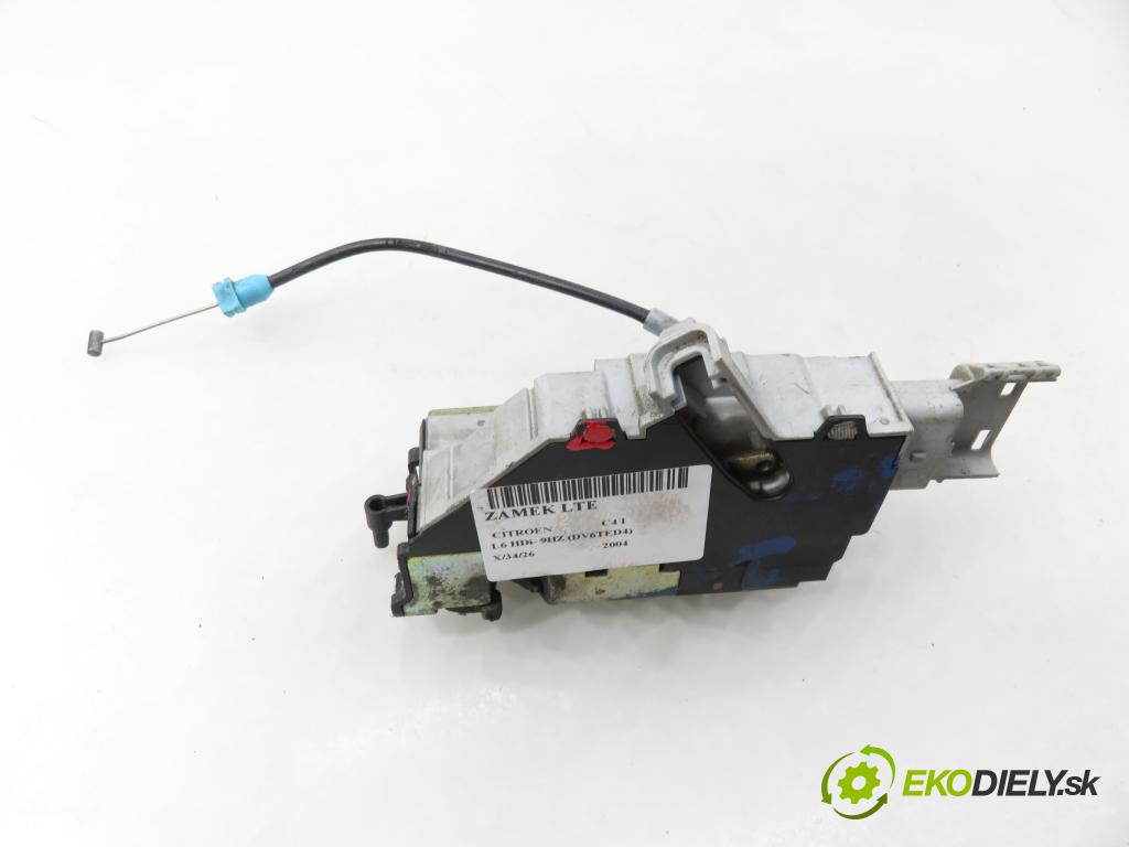 CITROEN C4 I (LC_) HB 2004 80,00 1.6 HDi 109 - 9HZ (DV6TED4) 1560,00 zámok 9681337180