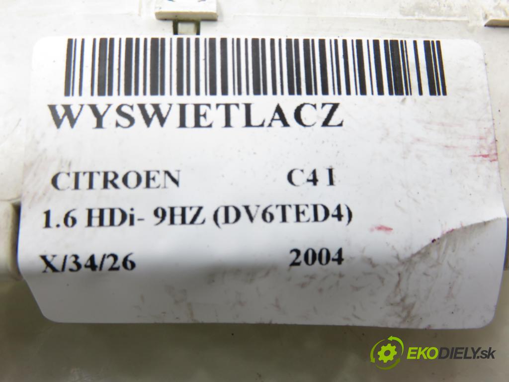 CITROEN C4 I (LC_) HB 2004 80,00 1.6 HDi 109 - 9HZ (DV6TED4) 1560,00 ZOBRAZIT: 9657882880