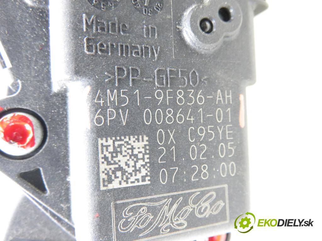FORD FOCUS II (DA_, HCP) HB 2005 100,00 2.0 TDCi - G6DD 1997,00 Potenciometer plynu 6PV00864101 ; 4M519F836AH (Potenciometer plynového pedálu)