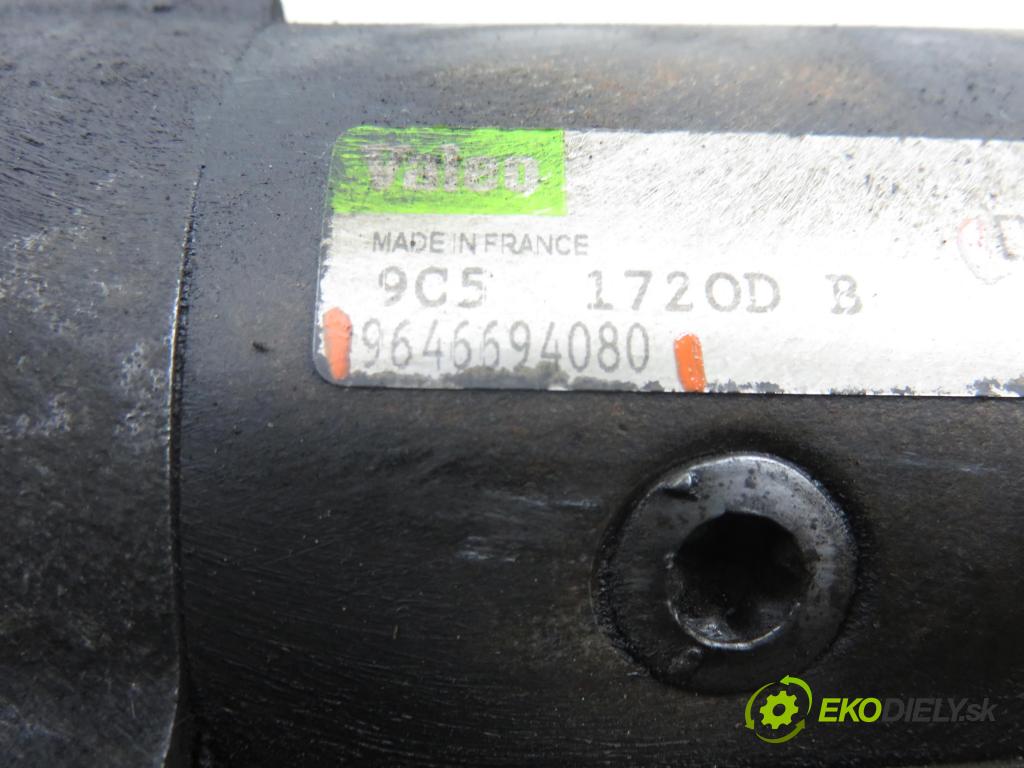 CITROEN C4 I (LC_) HB 2004 80,00 1.6 HDi 109 - 9HZ (DV6TED4) 1560,00 Štartér 9646694080 ; D7G26 (Štartér)