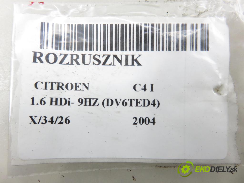 CITROEN C4 I (LC_) HB 2004 80,00 1.6 HDi 109 - 9HZ (DV6TED4) 1560,00 Štartér 9646694080 ; D7G26 (Štartér)