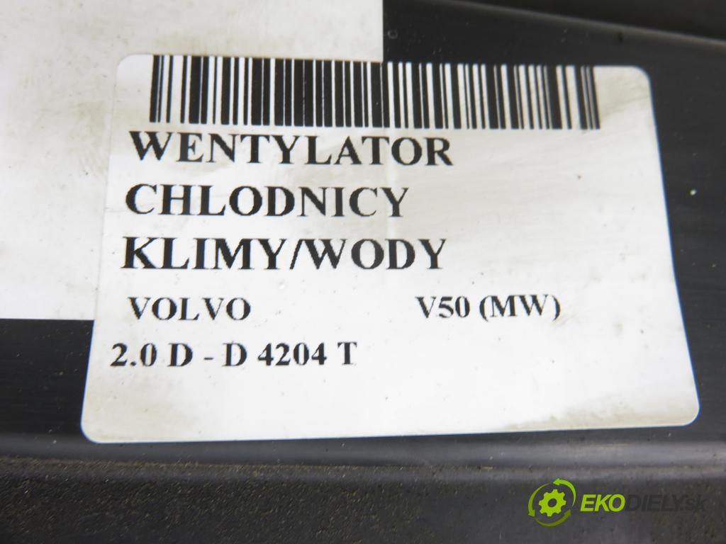 VOLVO V50 (MW) KOMBI 2006 100,00 2.0 D 136 - D 4204 T (PSA) 1997,00 Ventilátor chladič klíma/voda 1137328148 ; 3M5H8C607UG ; 0130303939