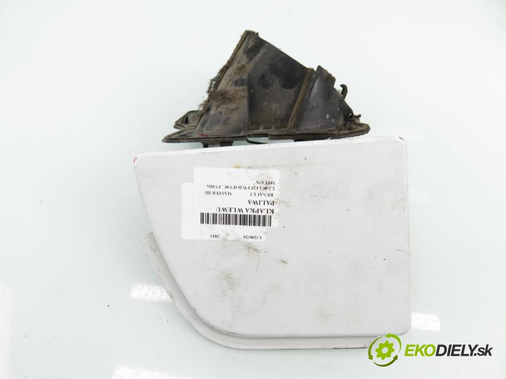 RENAULT MASTER III Skrzynia (FV) FURGON 2011 92,00 2.3 dCi 125 FWD (FV0C, FV0D) - M9T 676 2298,00 dvířka nádrže paliva 781200017R (Klika dveří ostatní)