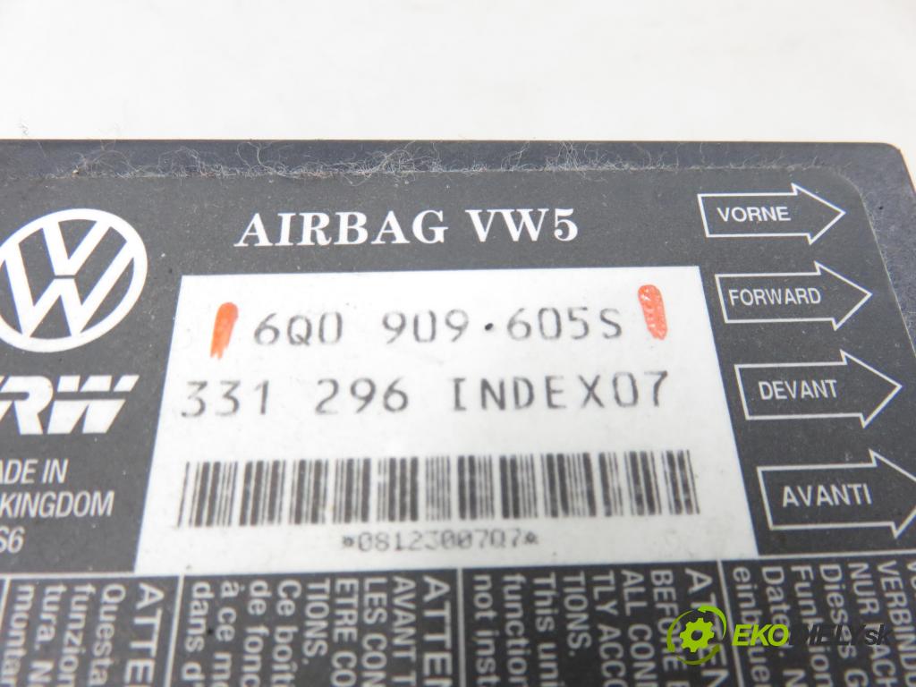 VW POLO (9N_) HB 2002 47,00 1.2 12V 64 - AZQ 1198,00 MODUL air BAG 6Q0909605S
